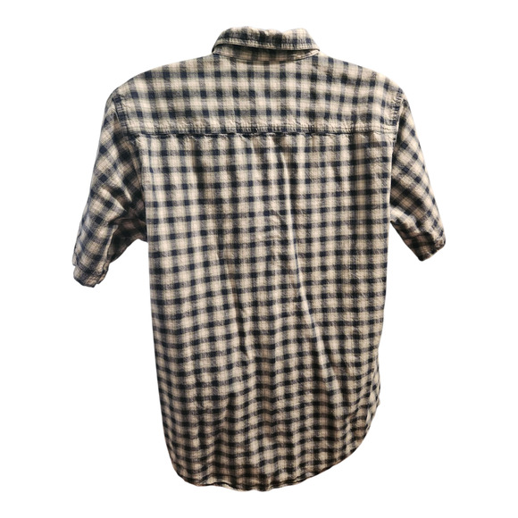 Haband Men's Large Plaid Short Sleeve Western‎ Shirt - Picture 2 of 5
